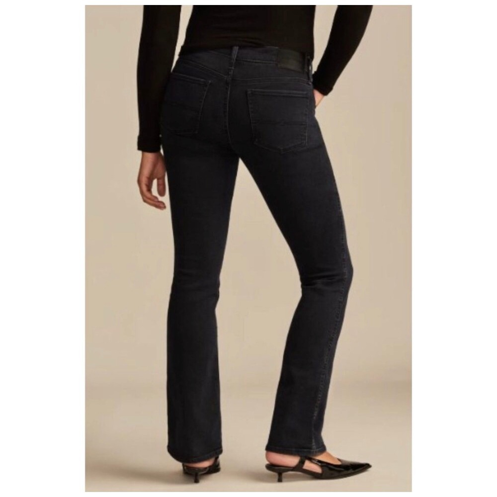 Lucky Brand Sweet Boot Washed Black Mid Rise Jeans 4 27 x 32 Stretch